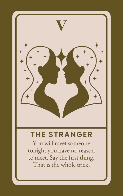 V, The Stranger, from the FrightCrawl deck